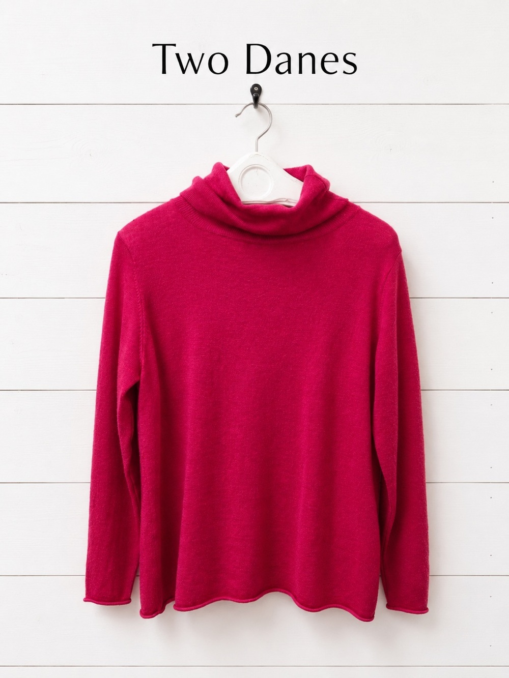 Two Danes Col Roulé 100 % Laine Mérinos – Taille L